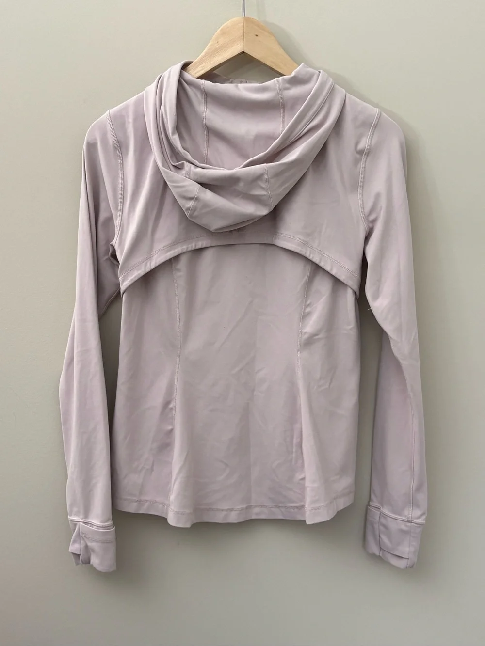 Lululemon Hooded Define Jacket Full Zip Pale Pink Size 10 See Description